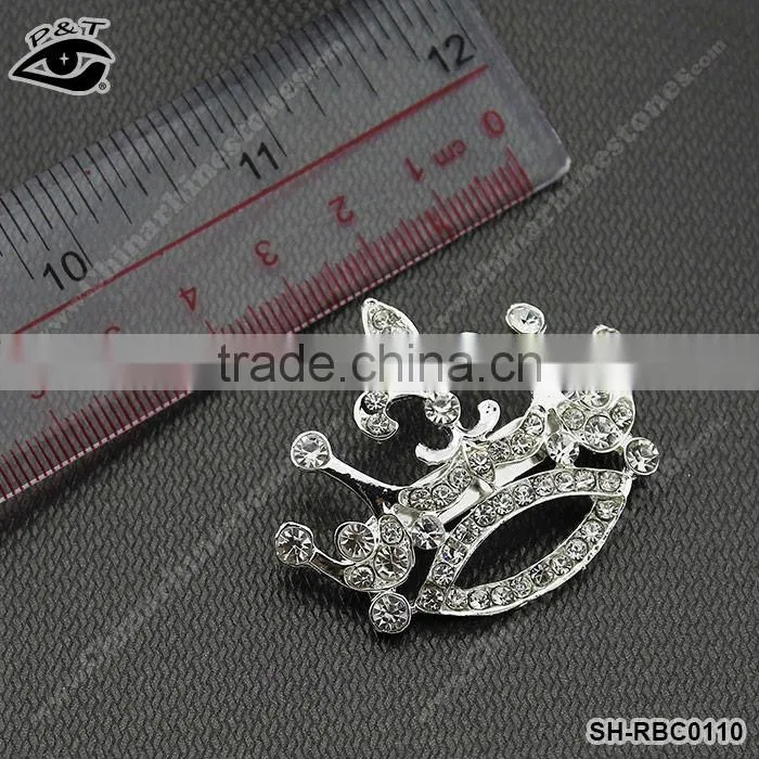 Fashion Crown Design Rhinestone Brooches For Bride