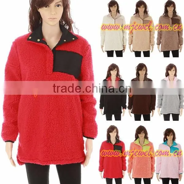 Monogrammable sherpa childrens pullover
