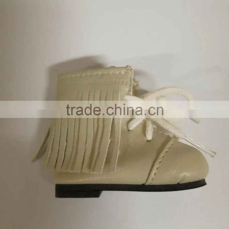 18 inches doll shoes for white leather doll boots