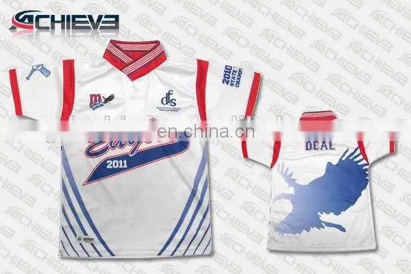 Newly design top quality sublimated jersey rugby shirts