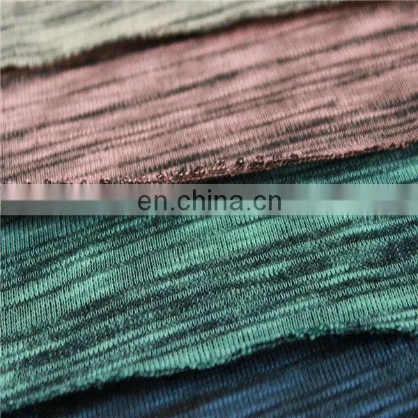 Trade Assurance T/R Hacci Slub sweater jersey knit fabric
