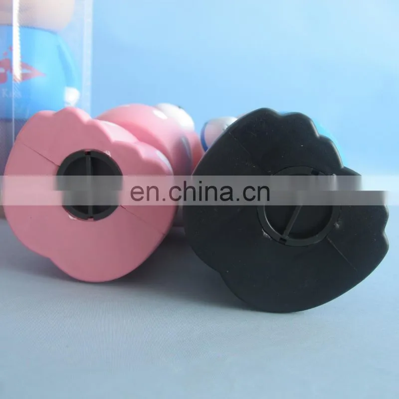Plastic cartoon bear bank coin for kids