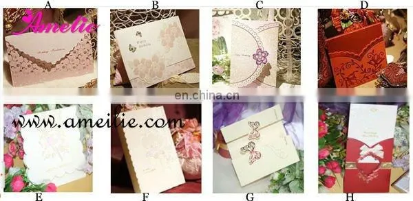 Wedding invitation cards models