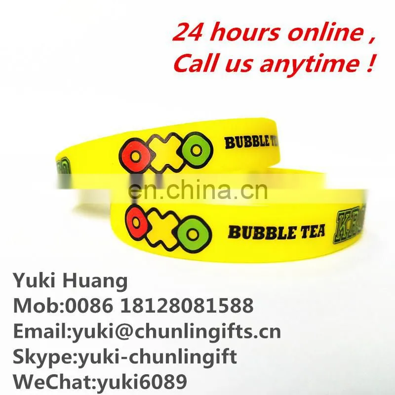Silicone wristbands for events