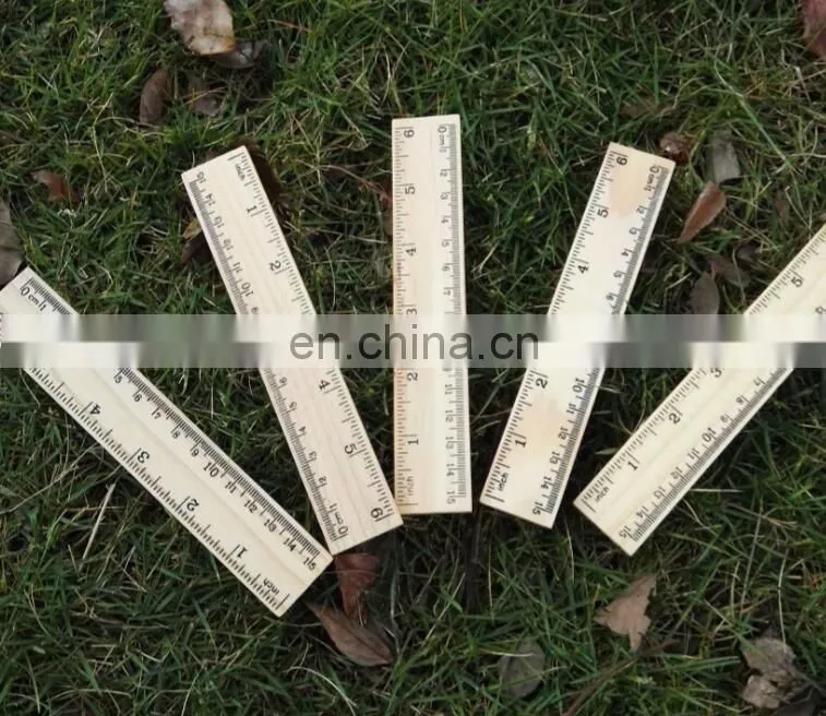 6" wooden ruler