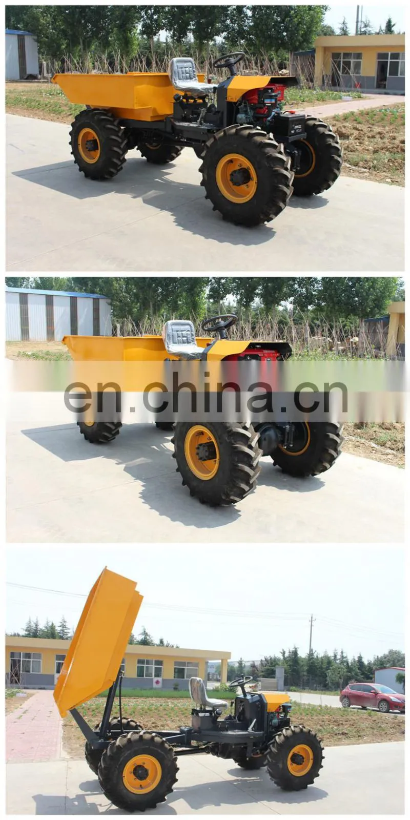 1.0ton farm function mini site dumper truck