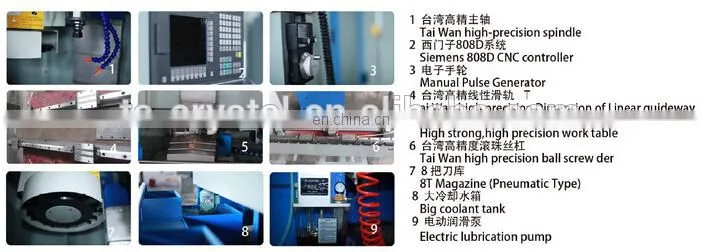 CNC Cutting Milling Machine Mini CNC Milling Machine 3 Axis M400