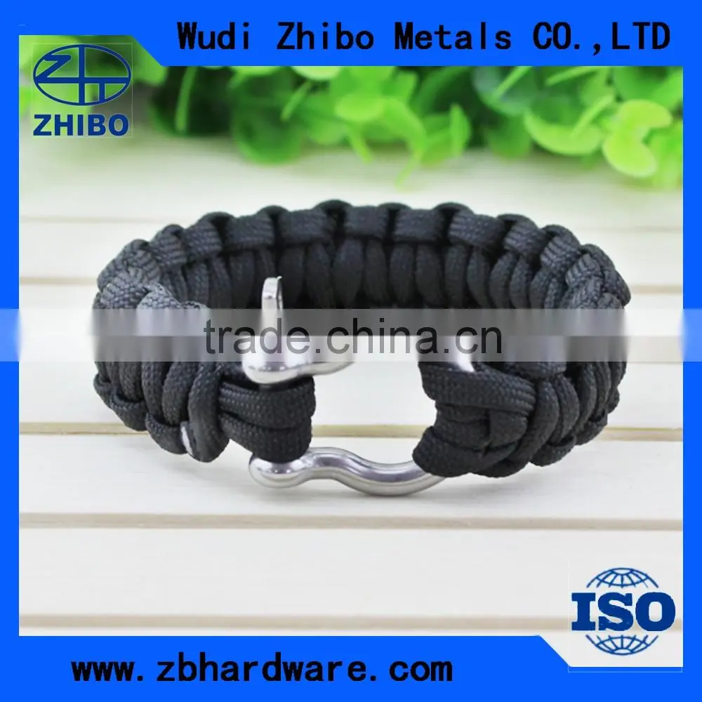 High quality paracord survival bracelet with adjustable clasp wholesale paracord bracelet