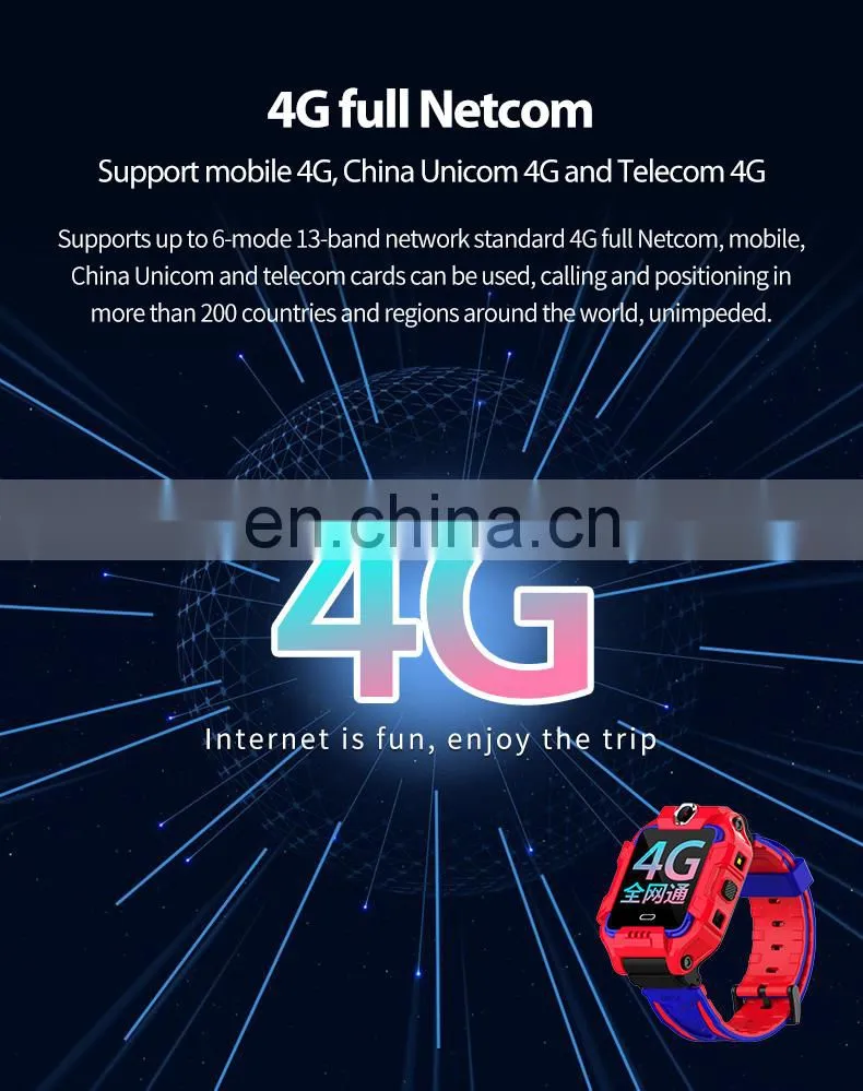 Children's smartphones watch full Netcom 4G primary school students video touch screen photos GPS positioning waterproof