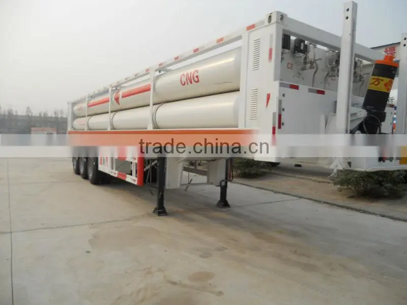 Yukun GSX08-2915-CNG-25 8 tubes transport trailer sales