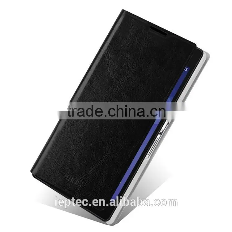 MOFi PU Leather Flip Case Cover for Sony Xperia Z2, L50t, L50u, Mobile Phone Case