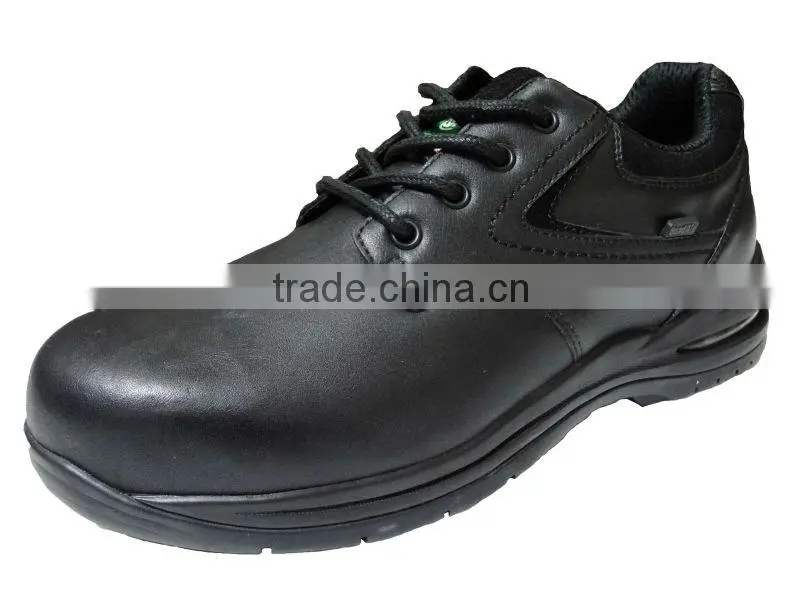 High Quality Brand Low Cut Black steel Leather Industrial Safety Shoe