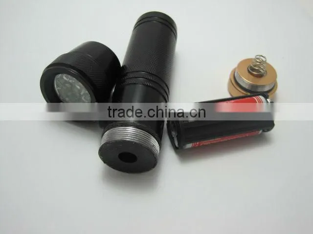Aluminum 9 led new design mini torch light