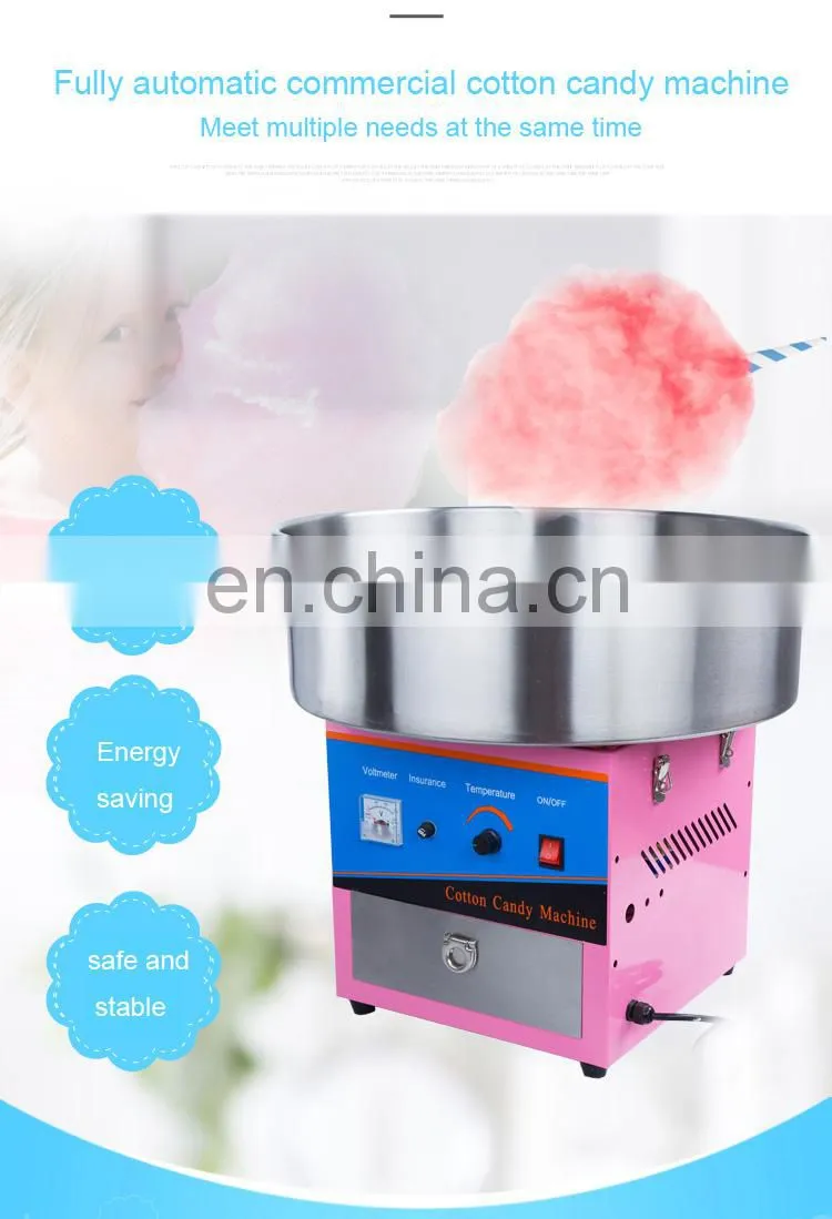110V/220V Commercial Sweet Cotton Candy Maker Electric Automatic Marshmallow Flower Fancy Candyfloss Sugar Floss Machine US EU