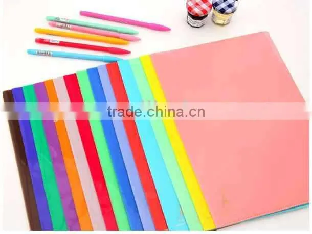 Factory price a4 size eco-friendly plastic protective file sleeve