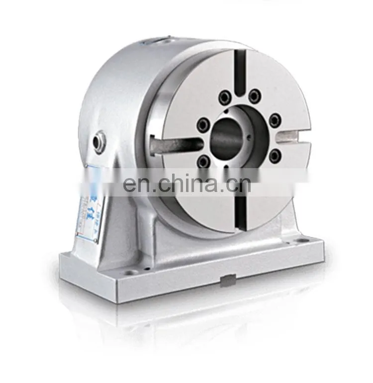 The machining center USES the fourth axis of the PRECISE 125-250mm 4th axis cnc rotary table