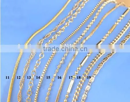 Yiwu Wholesale 18k gold filled necklace chain
