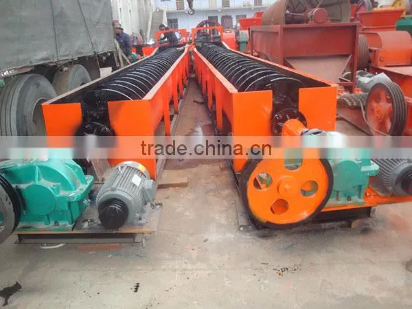 Spiral sand washer/washing machine for sand