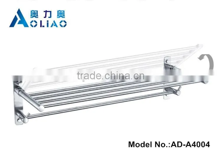 High quality Bathroom hardware accessory stainless steel swing bathroom standing towel racks