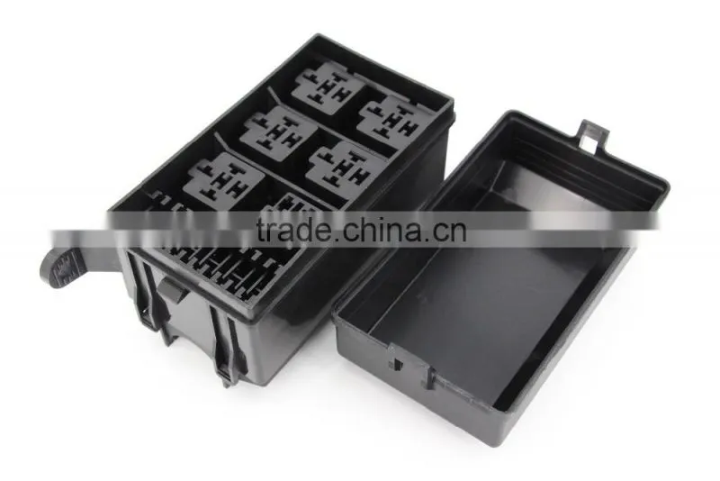 6 Ways Auto fuse box assembly With terminals and fuse ,Auto car insurance tablets fuse box mounting fuse box