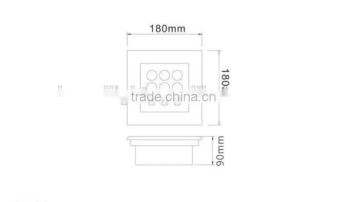 Zhejiang Manufacturer Factory Price Outdoor IP65 RGB LED Underground Light
