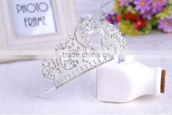 Bridal crystal rhinestone wholesale gold sliver crown wedding jewelry