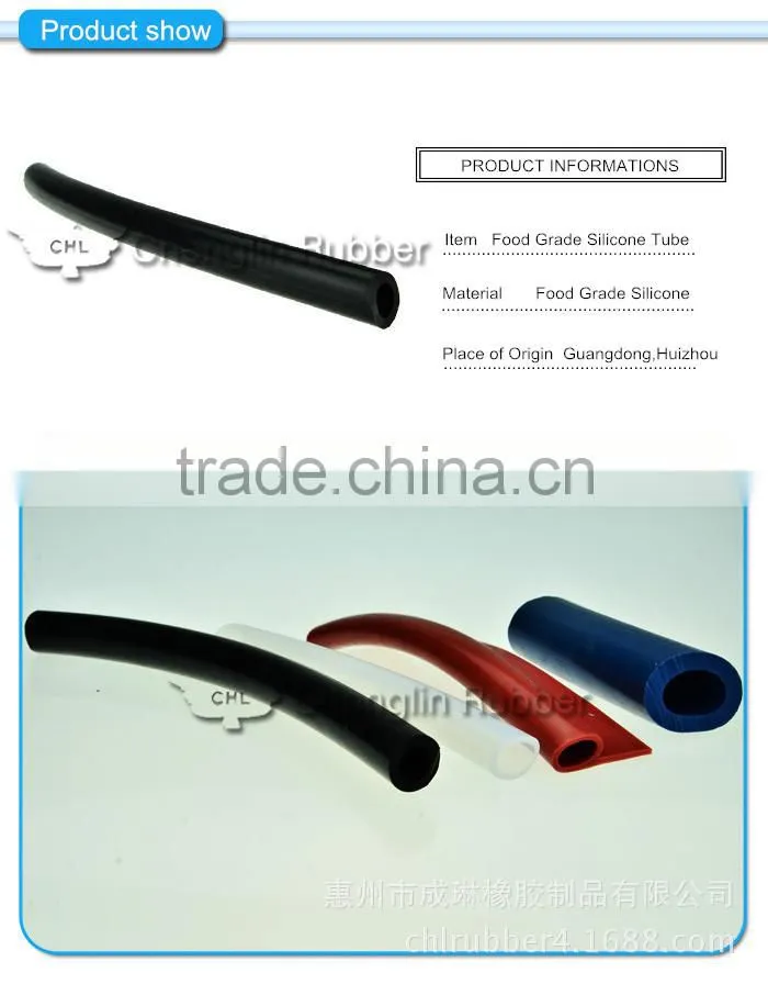 Soft white silicone foam tube