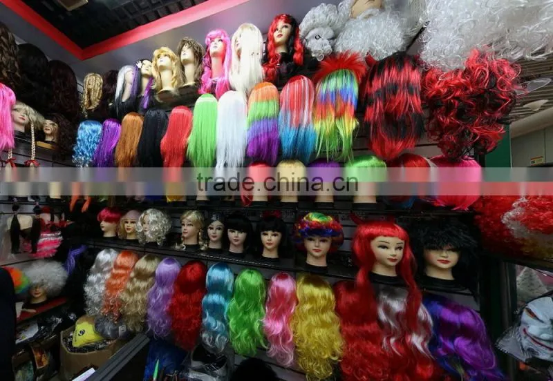 Hot sale artificial cosplay wig for girl