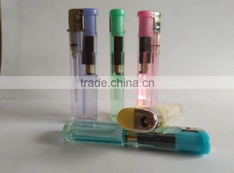 Chinese cigarette lighter transparent electronic lighter FH-606 smoking accessories