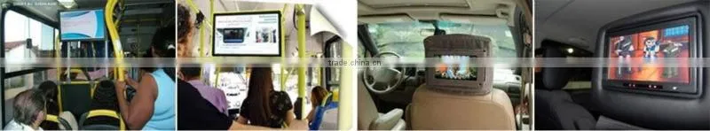 17 inch advertising lcd monitors for Bus