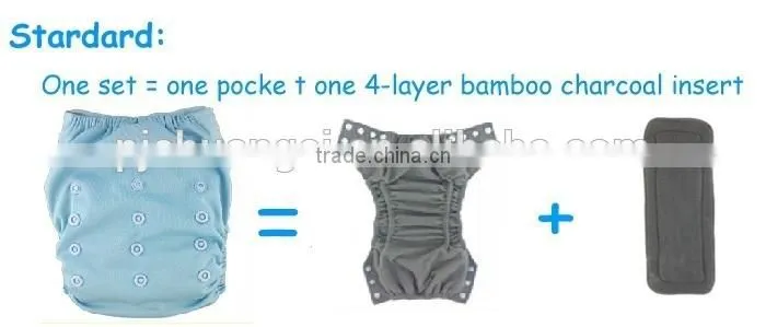 JCtrade China Supplier OEM Cartoon Prints Baby Bamboo Charcoal Diaper