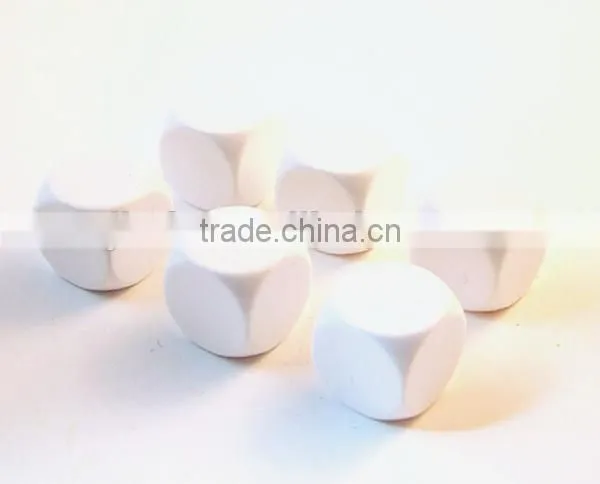 Blank six-sided custom foam Dice - 16mm