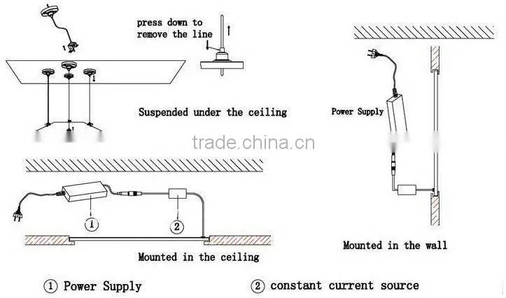 38w led ceiling light panel 600*600
