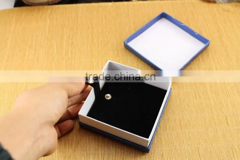 P150404 Custom logo printed cotton filled bracelet jewelry boxes