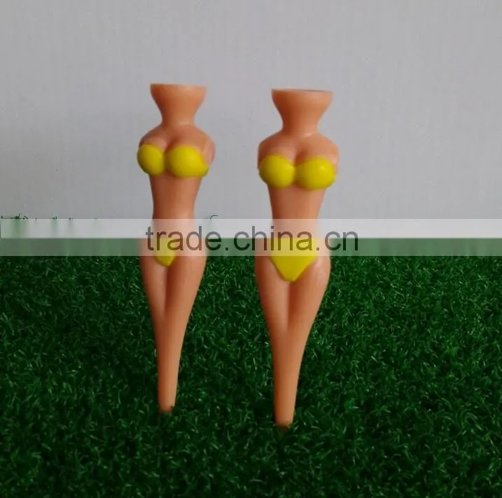 Golf Tee Multifunction swimsuits Lady Divot Tools Tees Golf stand model bikini