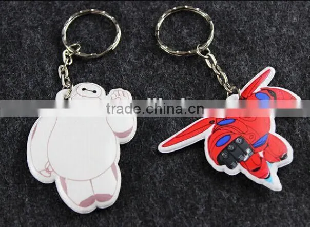 Baymax Keychain 2015 white newest arrival keychain 6CM