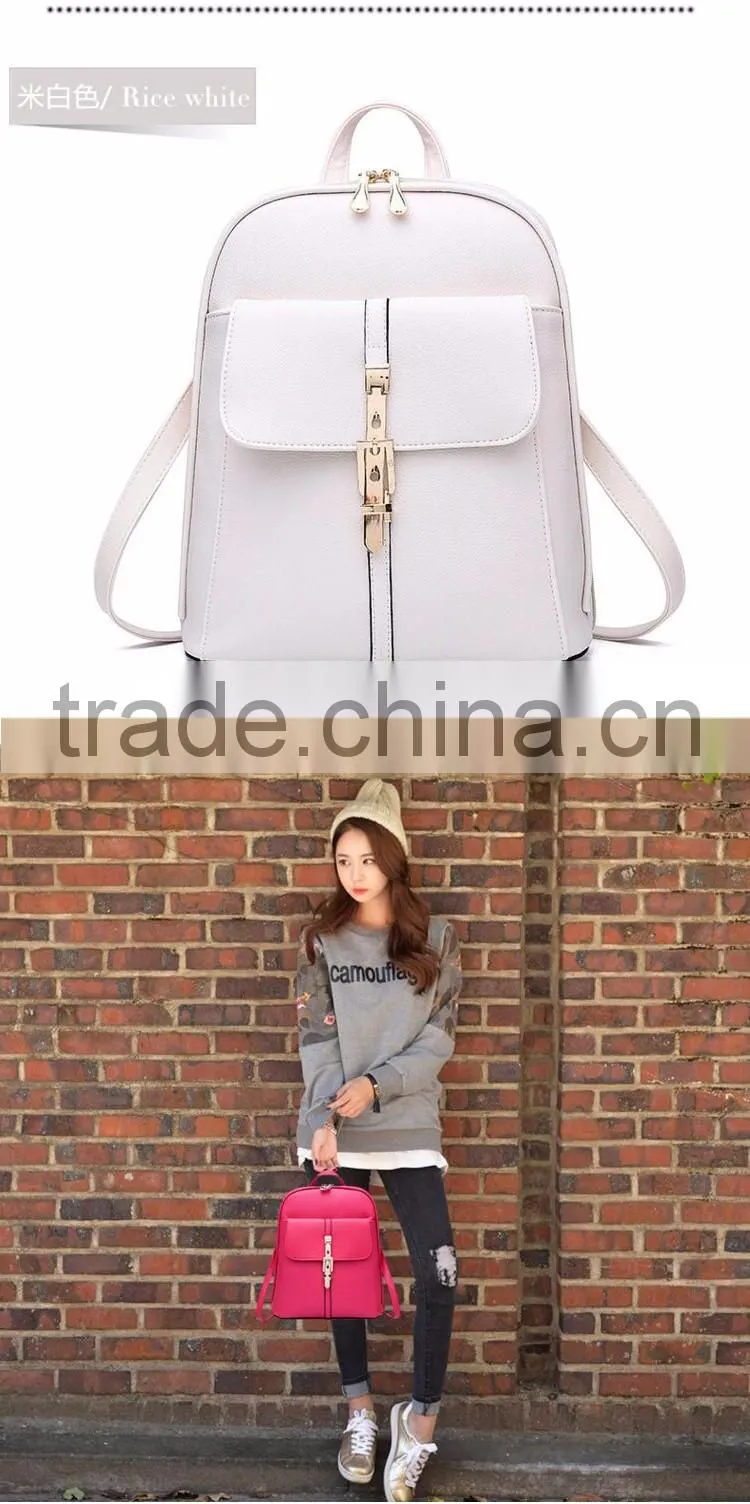 leisure shoulder school backpack Korean women fashion bag