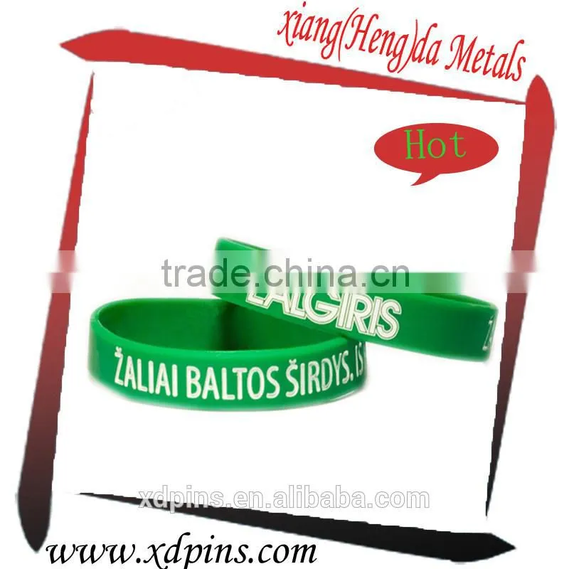 personality simple blue silicone wristband