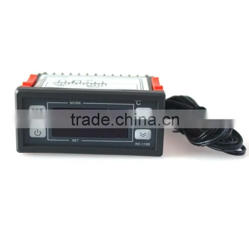 RingDer RC-112E 220V 10A Digital LCD Digital Thermostat Regulator Temperature Controller with 2M NTC sensor Probe for Aquarium R