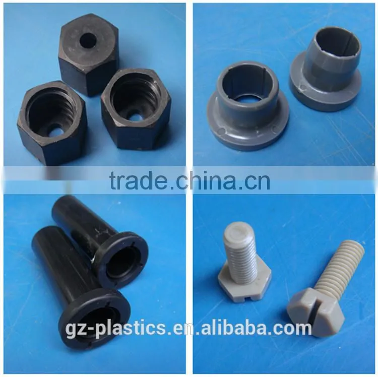 Chinese custom plastic machine spare parts uhmw-pe abs nylon injection molded plastic parts as your drawing