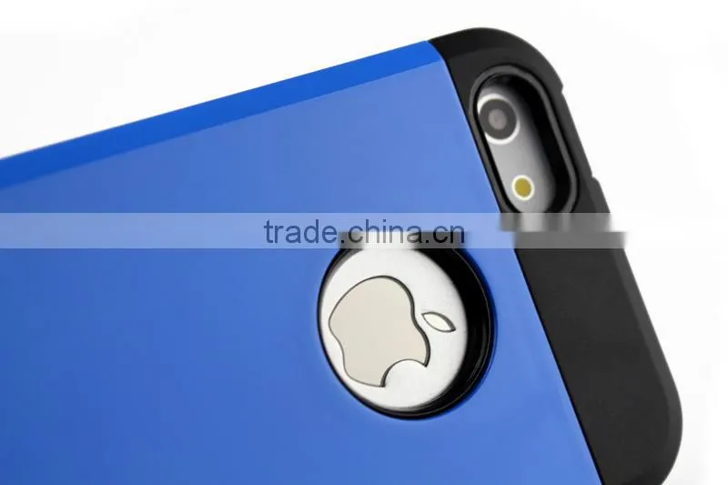 2014 newest 3d phone case for iphone 4/5/5s/5c, Slylish TPU+PC shockproof slim armor phone case for iphone 5 5s