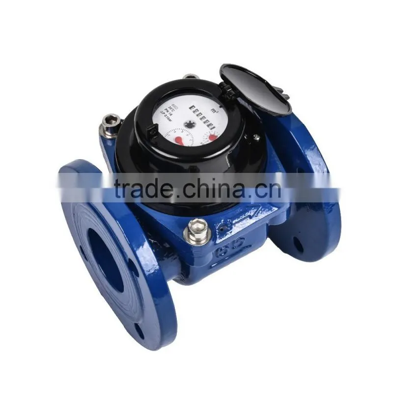 LXLC-50~65E Black Detachable Vane Wheel with Dry Type Register for Horizontal Woltman Cold Water Mater Water Flow Meter