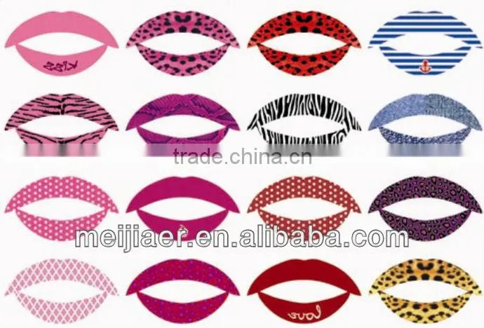 new fashion temporary lip tattoo/lip sticker