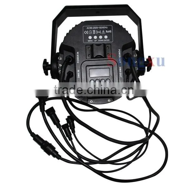 rgbw led 54 3w par light IP65 dj lighting led for event