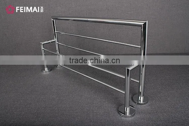 New 2016 Wall Mounted Bracket Hotel Style Towel Rack Shelf Bar