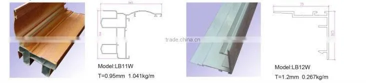 6063 general wood grain aluminum hot selling to Libya market