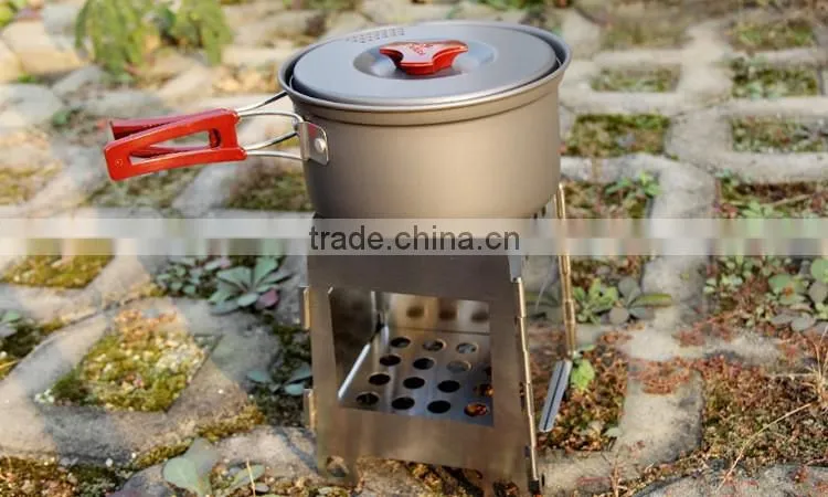 2016 hot sale new emergency portable foldable survival mini pocket wood burning credit card stove for survival kit
