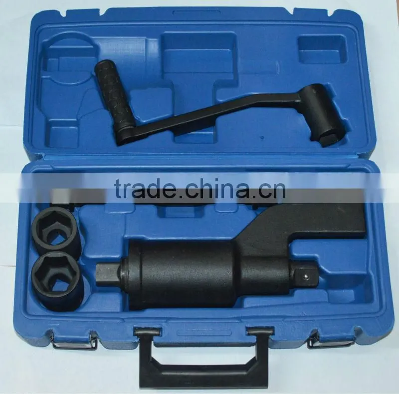 Truck tire impact wrench labor saving wrench