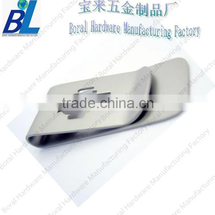 Lovely metal cutted out money clip for employee gifts