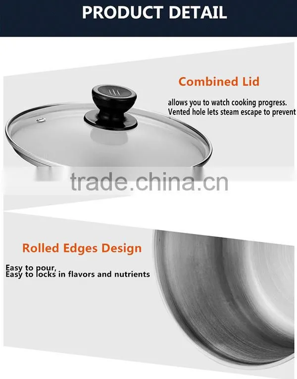 Charms induction cooker stainless steel steamer pots